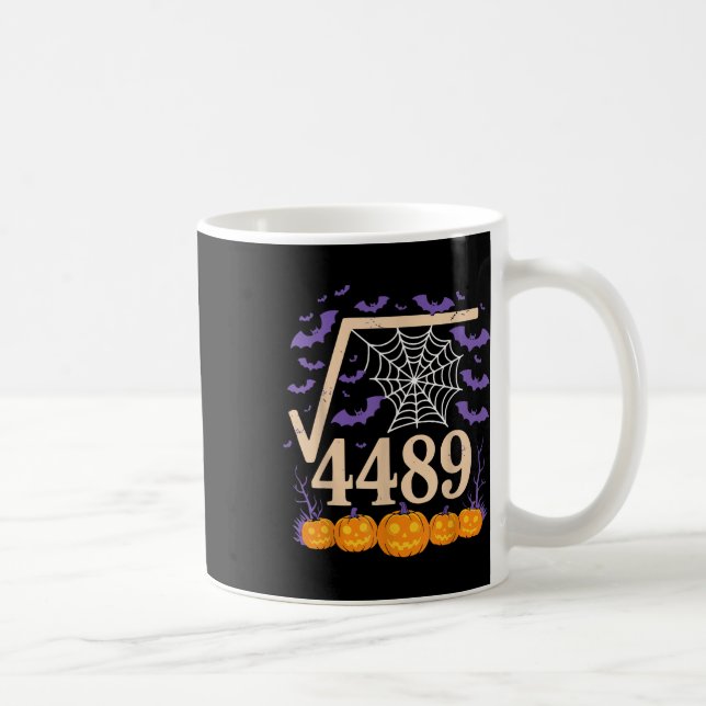 Lustiger 67 Meme Mathelehrer 6 7 Quadratwurzel 448 Kaffeetasse (Rechts)