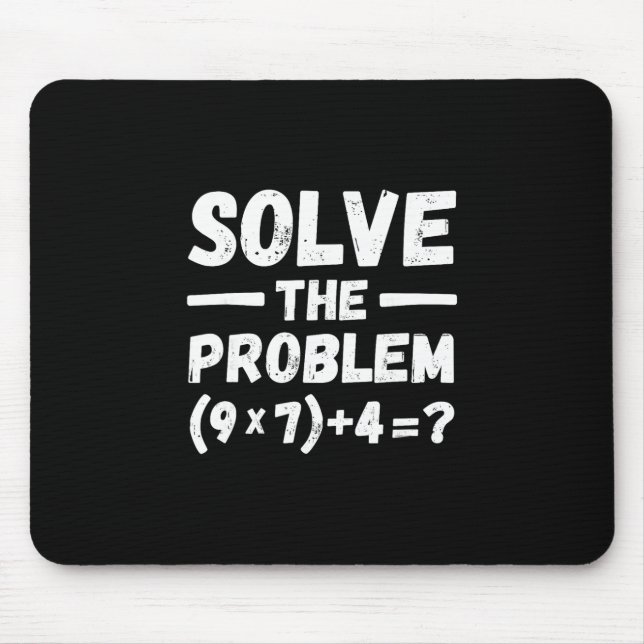 Lustiger 67 Meme Pemdas Elementary Mathematik Lehr Mousepad (Vorne)