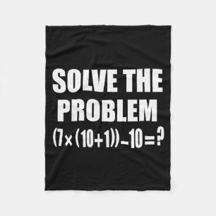 Lustiger 67 Meme Pemdas Grundschul-Mathe-Lehrer-Ge Fleecedecke