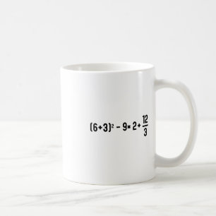 Lustiger 67 Meme Pemdas Grundschul-Mathe-Lehrer-Ge Kaffeetasse