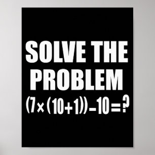 Lustiger 67 Meme Pemdas Grundschul-Mathe-Lehrer-Ge Poster