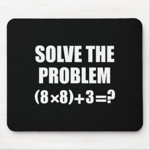 Lustiger 67 Meme Pemdas Grundschul-Mathematiklehre Mousepad