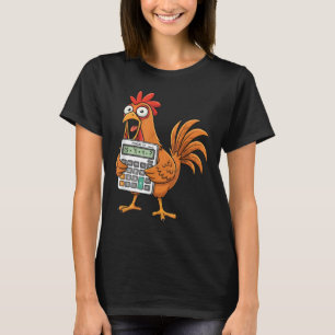 Lustiger 67 Meme Pemdas Mathelehrer Six Seven Huhn T-Shirt
