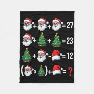 Lustiger 67 Meme Santa Mathelehrer Weihnachten Pyj Fleecedecke