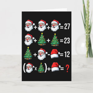 Lustiger 67 Meme Santa Mathelehrer Weihnachten Pyj Karte
