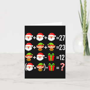 Lustiger 67 Meme Santa Mathelehrer Weihnachten Sec Karte