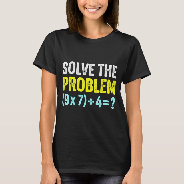 Lustiger 67-Meme-Sechs-Sieben-Mathe-Lehrer-Gehirn- T-Shirt (Vorderseite)
