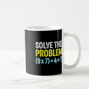Lustiger 67 Meme Sechs Sieben Mathelehrer Gehirn-F Kaffeetasse