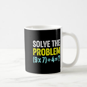 Lustiger 67 Meme Sechs Sieben Mathelehrer Gehirn-F Kaffeetasse