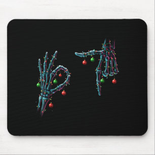 Lustiger 67 Meme Skelett 67 Weihnachten Feiertag F Mousepad