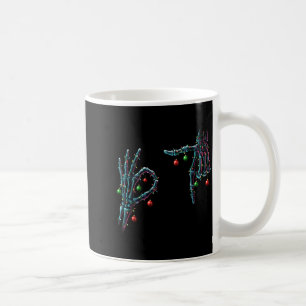 Lustiger 67 Meme-Skelett 67 Weihnachtsfeiertag Fra Kaffeetasse