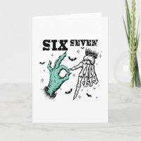 Lustiger 67-Meme-spukender Skelett-Six-Seven-Gen-A