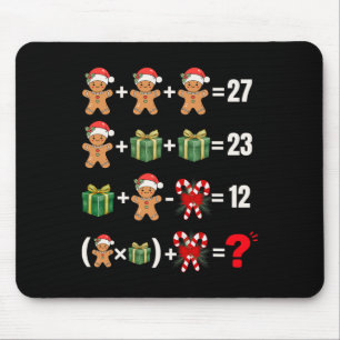 Lustiger 67 Meme Süßigkeiten Fröhlicher Santa Math Mousepad