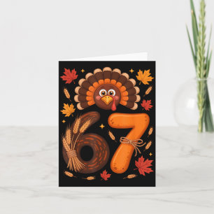 Lustiger 67 Meme Thanksgiving Truthahn Tag Herbst Karte