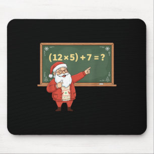 Lustiger 67 Sechs Sieben Mathematik-Lehrer Weihnac Mousepad