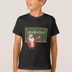 Lustiger 67 Sechs Sieben Mathematik-Lehrer Weihnac T-Shirt