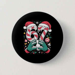 Lustiger 67 Six Seven Fußball Torwart Lustiger Mem Button