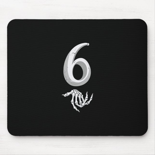 Lustiger 67 Six Seven Meme-Paar passendes Hallowee Mousepad (Vorne)