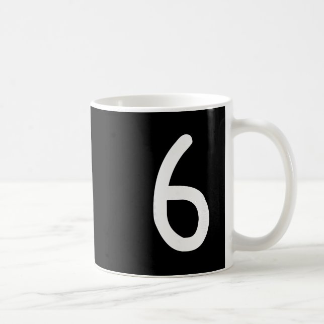 Lustiger 67 Six Seven Meme passendes Halloween-Kos Kaffeetasse (Rechts)