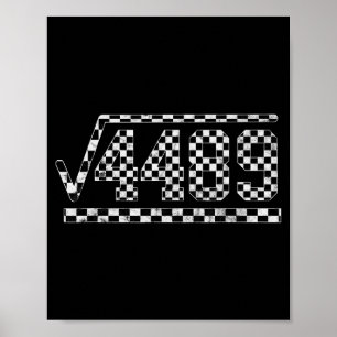 Lustiger 6 7 Quadratwurzel von 4489 Slang Mathemat Poster