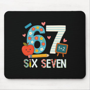 Lustiger 6 7 Sechs Sieben Meme 67 Lehrer Für Männe Mousepad