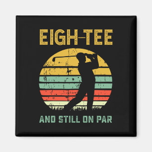 Lustiger 80. Geburtstag Golf Wortwitz Golfen 80 Ja Magnet