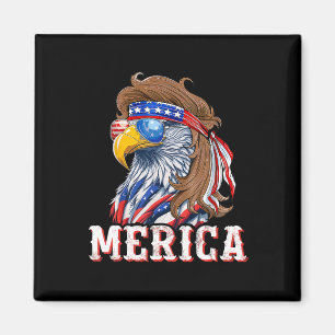 Lustiger Adler-Anhänger 4. Juli USA Amerikanische  Magnet
