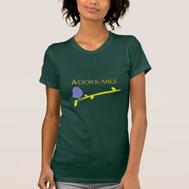 Lustiger Adorkable Geek-T - Shirt (Vorderseite)