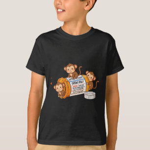 Lustiger Affe Antidepressivum Zoo Jungen Mädchen K T-Shirt