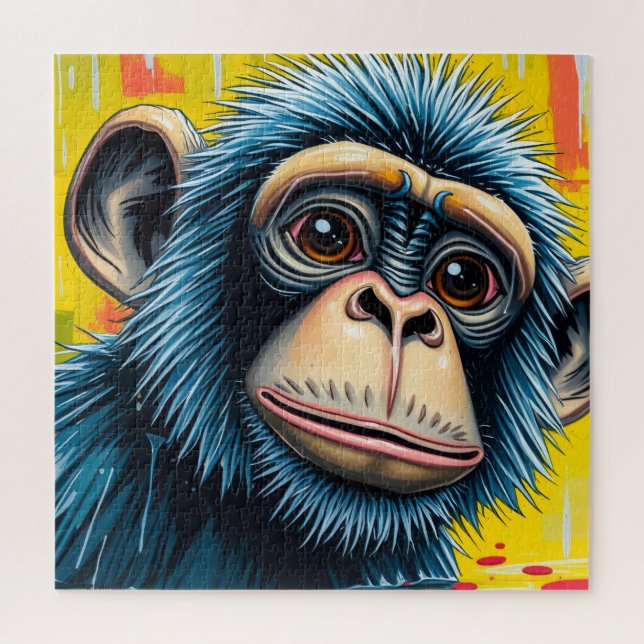 Lustiger Affe Puzzle (Vertikal)