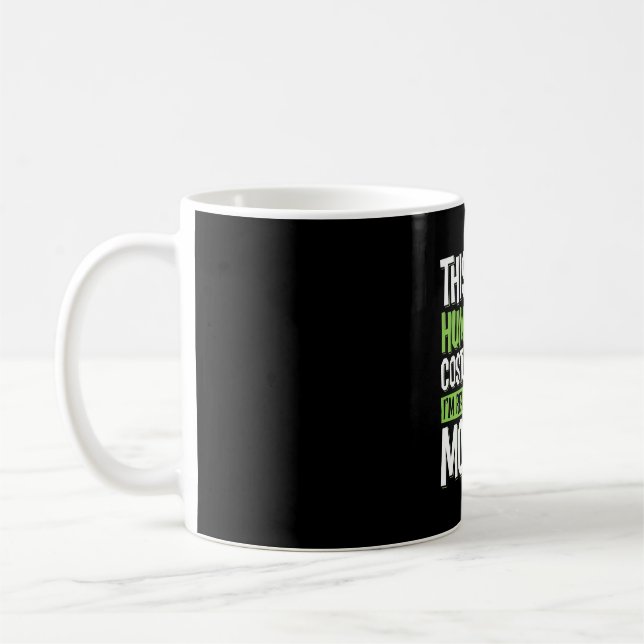 Lustiger Affenkostüm Halloween Vektor Kaffeetasse (Links)