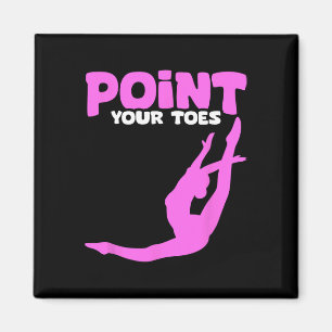 Lustiger Akro-Gymnastik-Trainer Gymnast Llerina Ll Magnet