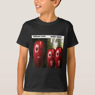 Lustiger Alberner Ai Apfel Gen Z Meme Brainrot Hum T-Shirt