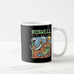 Lustiger Alien-Urlaub in der Wüste von Roswell New Kaffeetasse