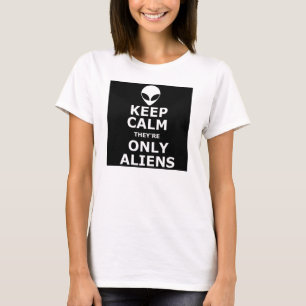 Lustiger alienslogan T-Shirt