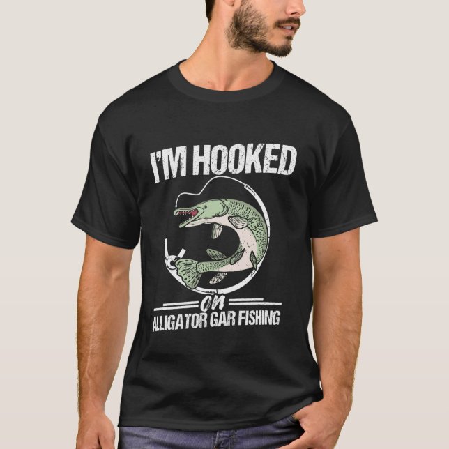 Lustiger Alligator-Garn-Fischfang 1 T-Shirt (Vorderseite)