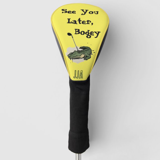 Lustiger Alligator-Golf-Schutzhaube Golf Headcover (Vorderseite)