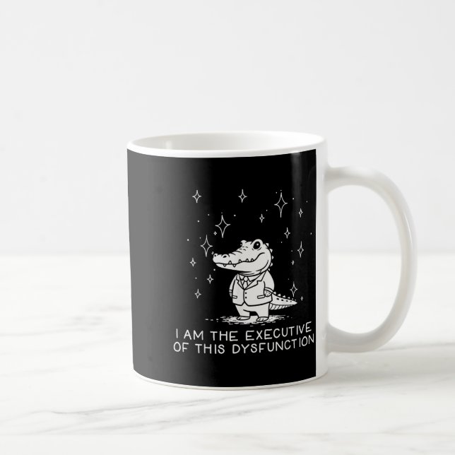 Lustiger Alligator Ich Bin Der Geschäftsführer Die Kaffeetasse (Rechts)