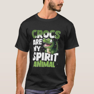 Lustiger Alligator-Liebhaber Krokodil Gator Cartoo T-Shirt
