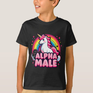 Lustiger Alpha-Mann Ironischer Sarkastischer Humor T-Shirt