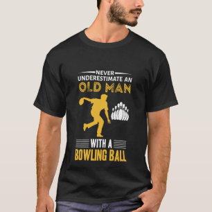 lustiger alter Bowling Sportart  T-Shirt