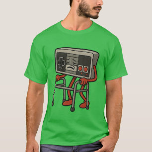 Lustiger alter Gamer Gaming Retro 80er 90er Videos T-Shirt