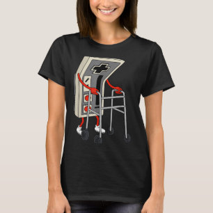 Lustiger alter Gamer Gaming Retro 80er 90er Videos T-Shirt