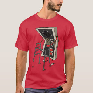 Lustiger alter Gamer Gaming Retro 80er 90er Videos T-Shirt