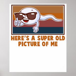 Lustiger alter Mann Geburtstag Neuheit Gag Poster