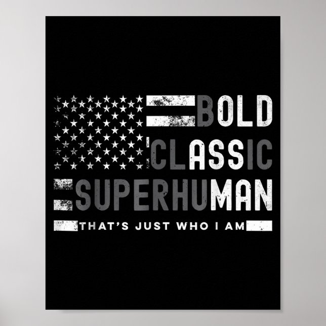 Lustiger Alter Mann Opa Scherzgeschenke Vater Gebu Poster (Vorne)