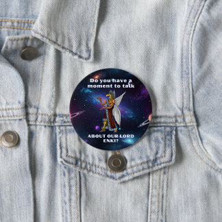 Lustiger alter UFO Annunaki Außerirdischer Button