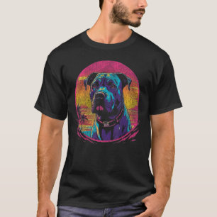Lustiger American Pit Bull Terrier Hund Vintage Re T-Shirt