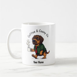Lustiger amerikanischer Englisch Coonh Geschäftsan Kaffeetasse