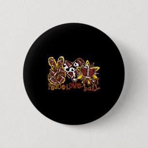 Lustiger amerikanischer Friedensfußball Fußball Le Button